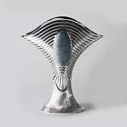 Sterling silver vase